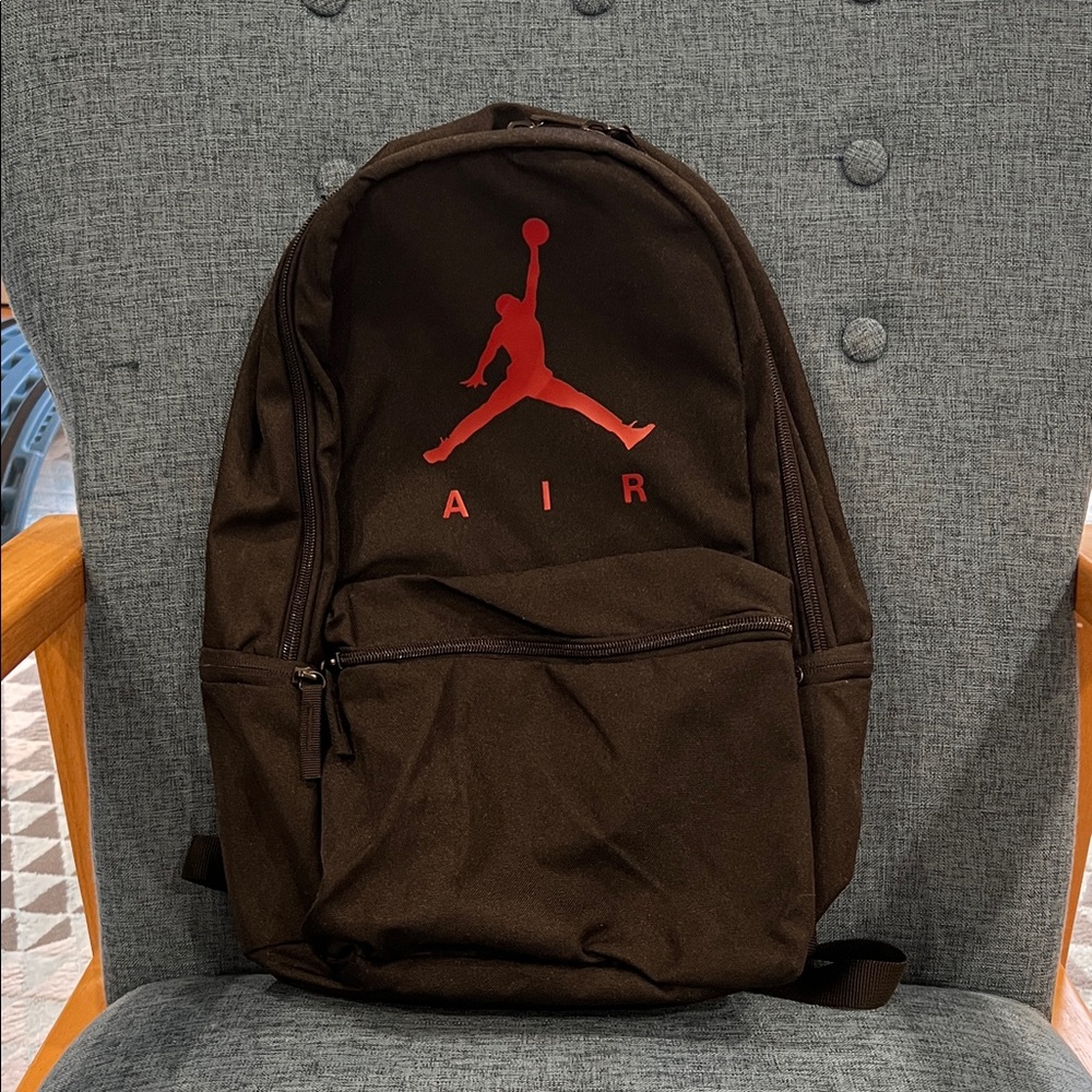 Nike Jordan Black Backpack with Red Jumpman/ Unisex/ NWT